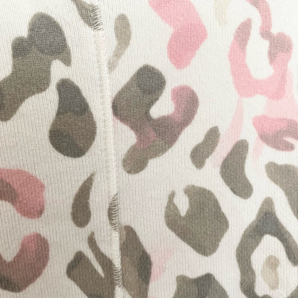 BELLE by Kim Gravel Printed Animal Brushed Knit Drawstring Top - Picture 6 of 9